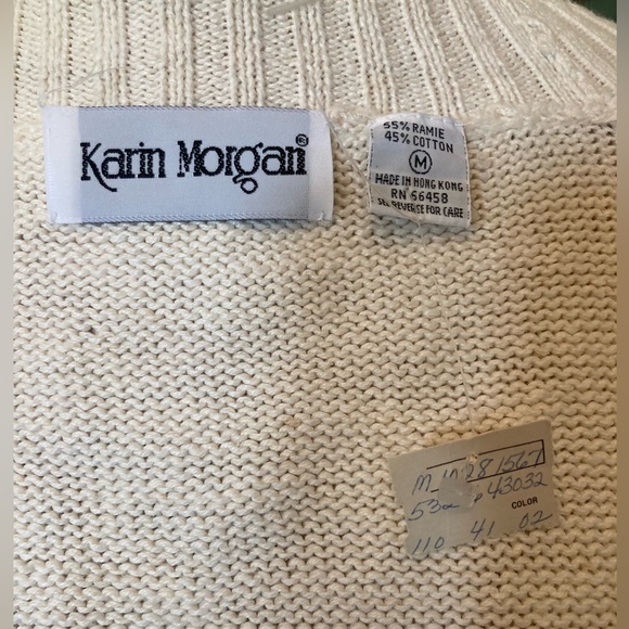 NWT Vintage 1980’s Bolero Sweater with paillette Sequin Spangles MED FABULOUS! - Picture 5 of 7